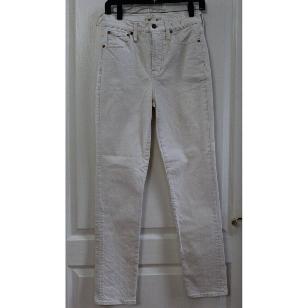 Madewell Womens Ivory The Perfect Vintage Jeans Size 26T